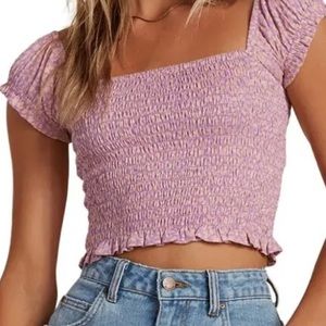 Billabong Runched Top Size Medium